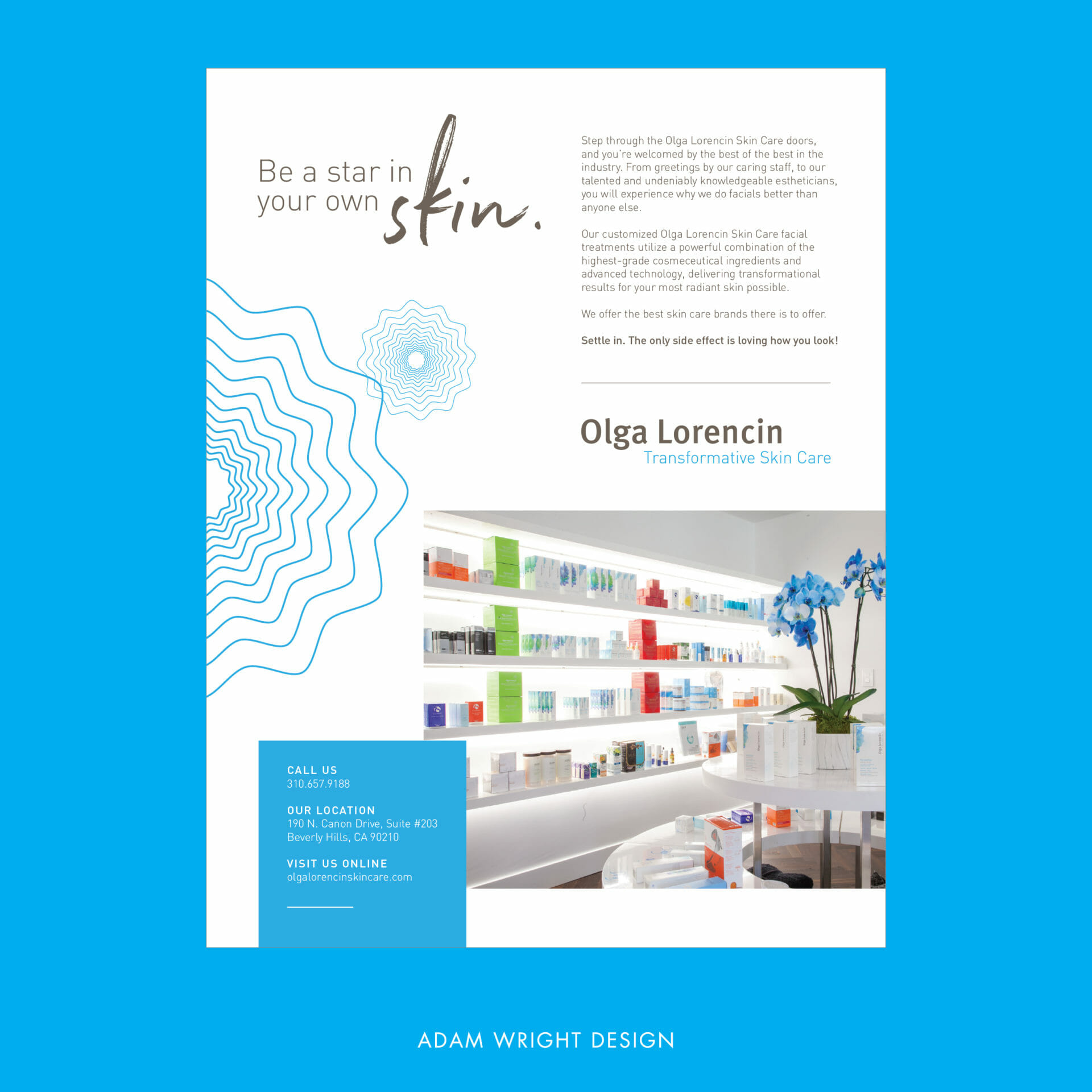 Adam Wright Design | Olga Lorencin Skin Care
