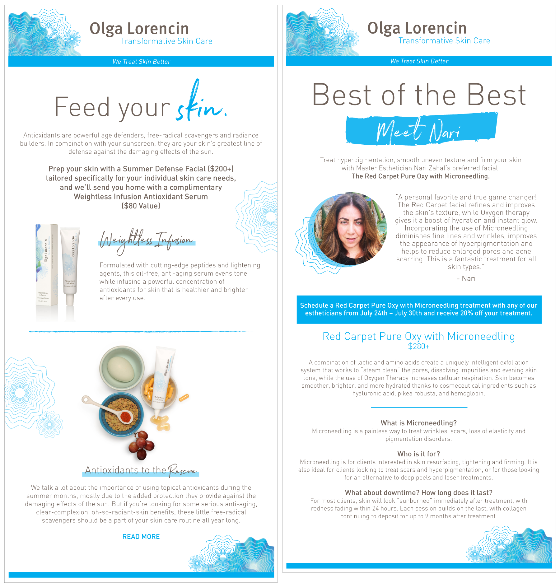 Adam Wright Design | Olga Lorencin Skin Care