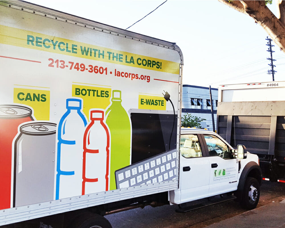 Adam Wright Design | Recycling Across Los Angeles Truck